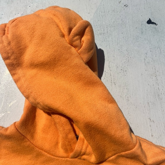 Kid's Winnie the Poo Hoodie Orange Face Cartoon 5/6 Disney Tigger STAINED Ears - Picture 4 of 16